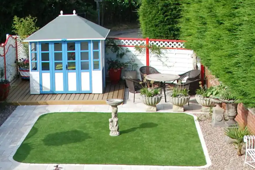 Artificial grass installation by Turfcare Landscapes