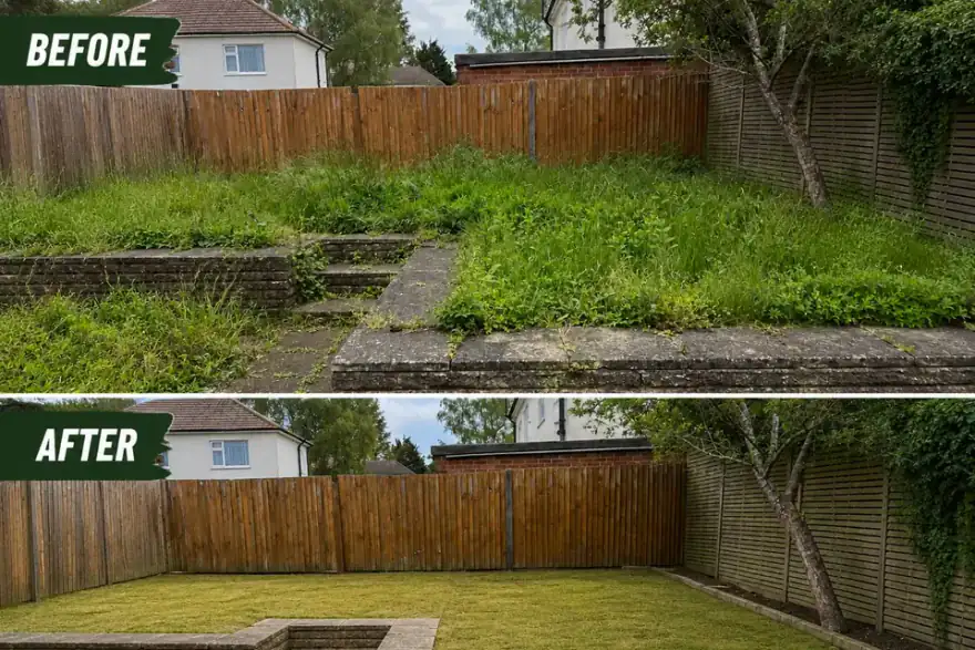 Artificial grass installation by TurnBright Services