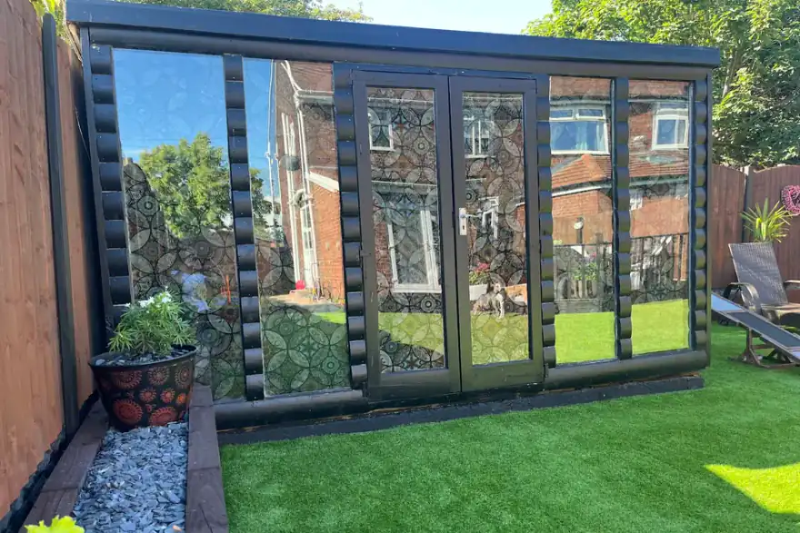 Artificial grass installation by UK Artificial Lawns