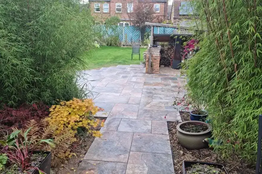 Artificial grass installation by Ultimate Paving