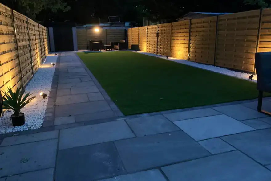 Artificial grass installation by Unique Landscapes Essex