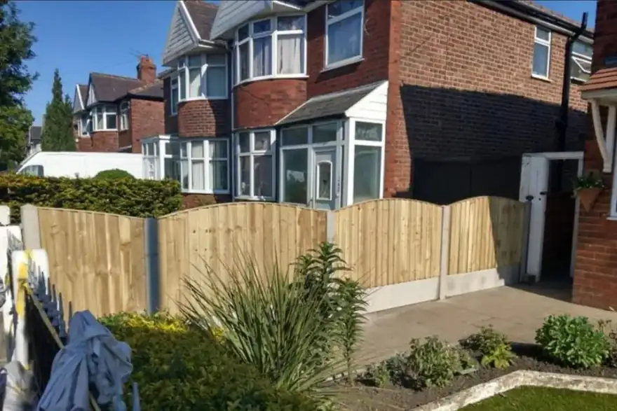 Driveway company in London fencing project