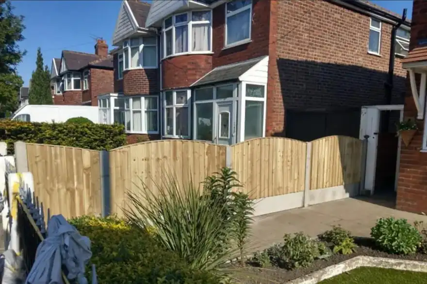 Driveway company in London fencing project