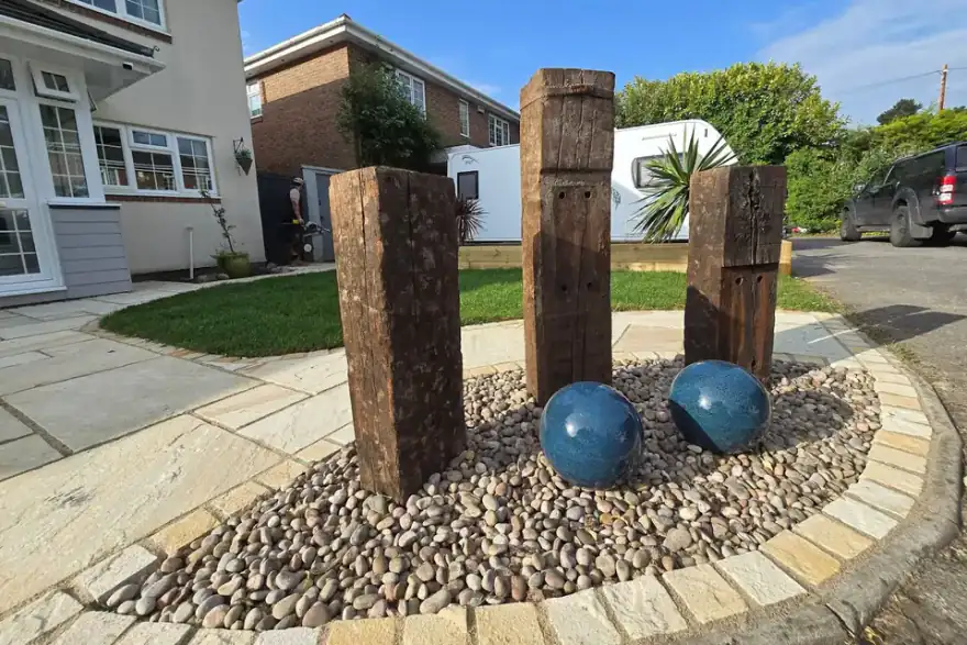 Artificial grass installation by Vivid Landscapers Ltd