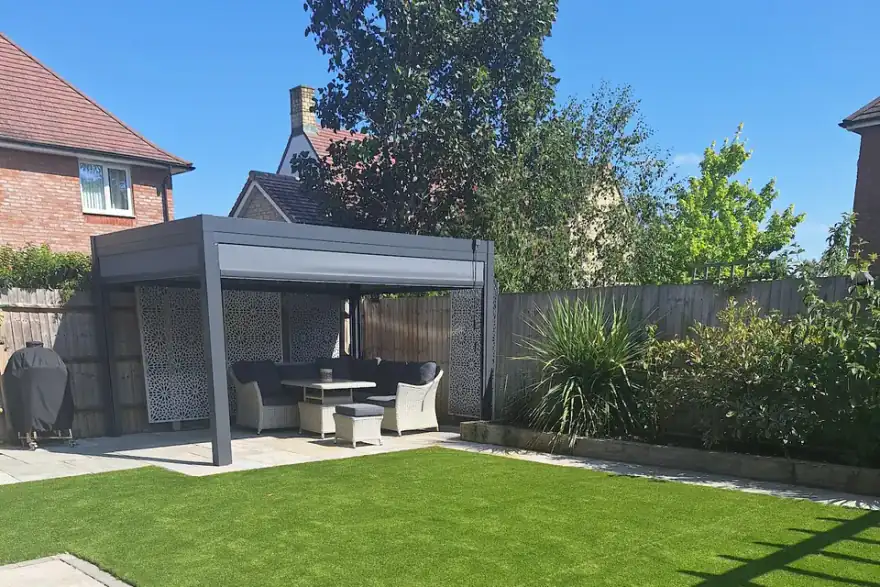 Artificial grass installation by Wiltshire Landscapes LTD