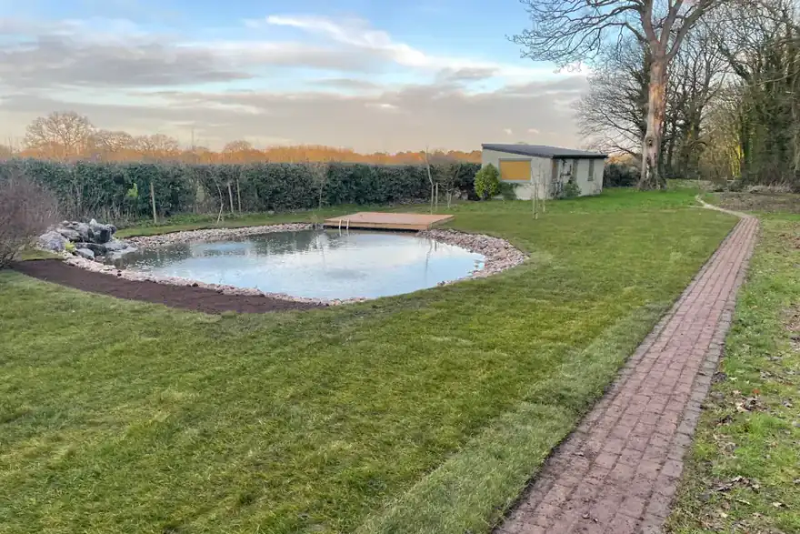 Artificial grass installation by Wirral Turf