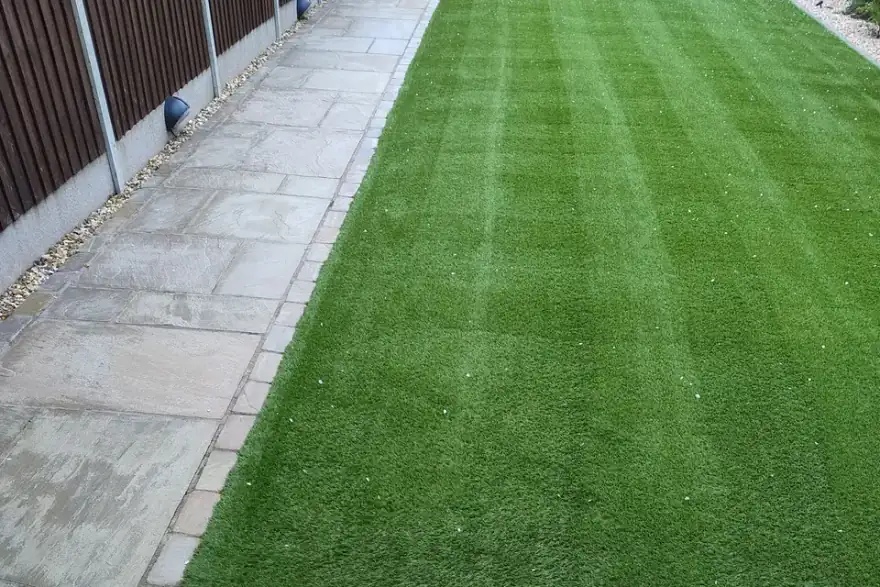 Artificial grass installation by WLH Services
