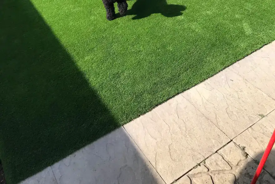 Artificial grass installation by Wolverhampton artificial lawns