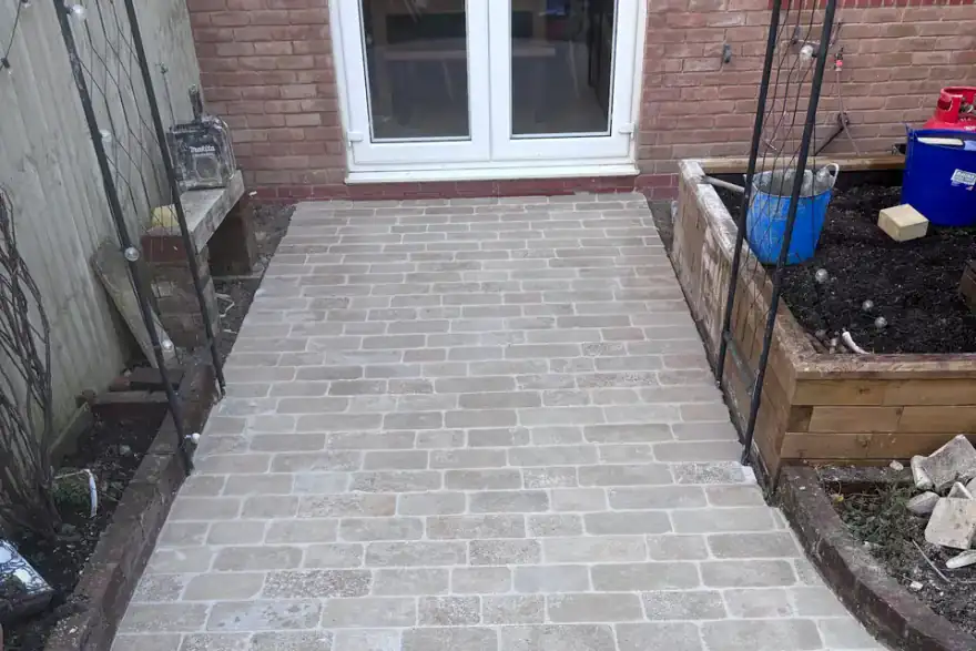 Artificial grass installation by Woodvale Groundworks