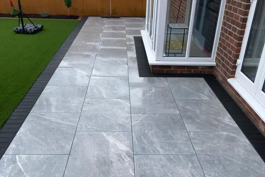Artificial grass installation by Woodvale Groundworks