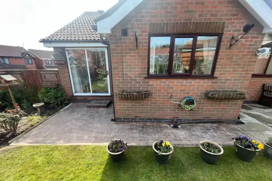 Artificial grass installation by York Exterior Solutions