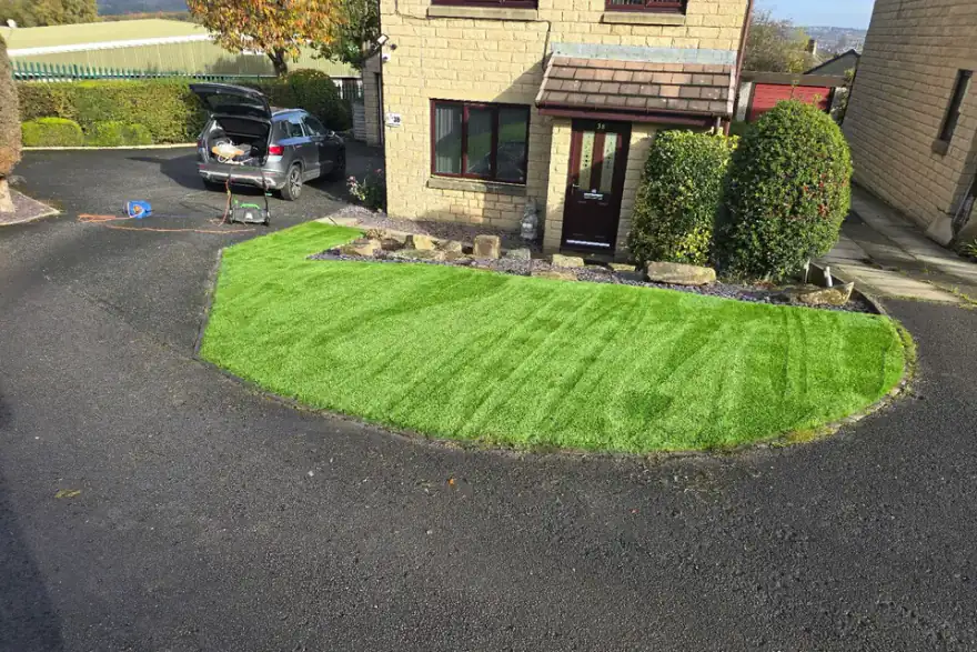 Artificial grass installation by Your Artificial Grass Ltd